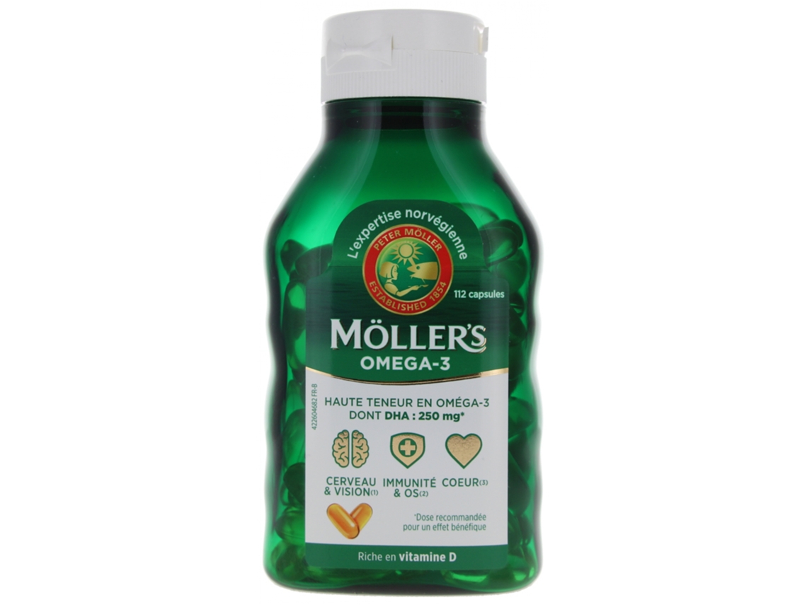 Ômega-3 Duplo 112 Cápsulas MÖLLER'S