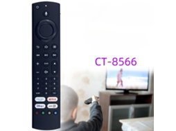 Comando de Tv para Xiaomi, Tcl, Toshiba Tv, Firetv Ct 8566 com Voz XIAOMOYU