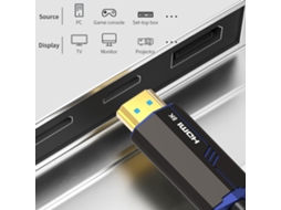 Cabo Hdmi 2.1 8k 60hz 4k 120hz com HDR AQUAFORGE