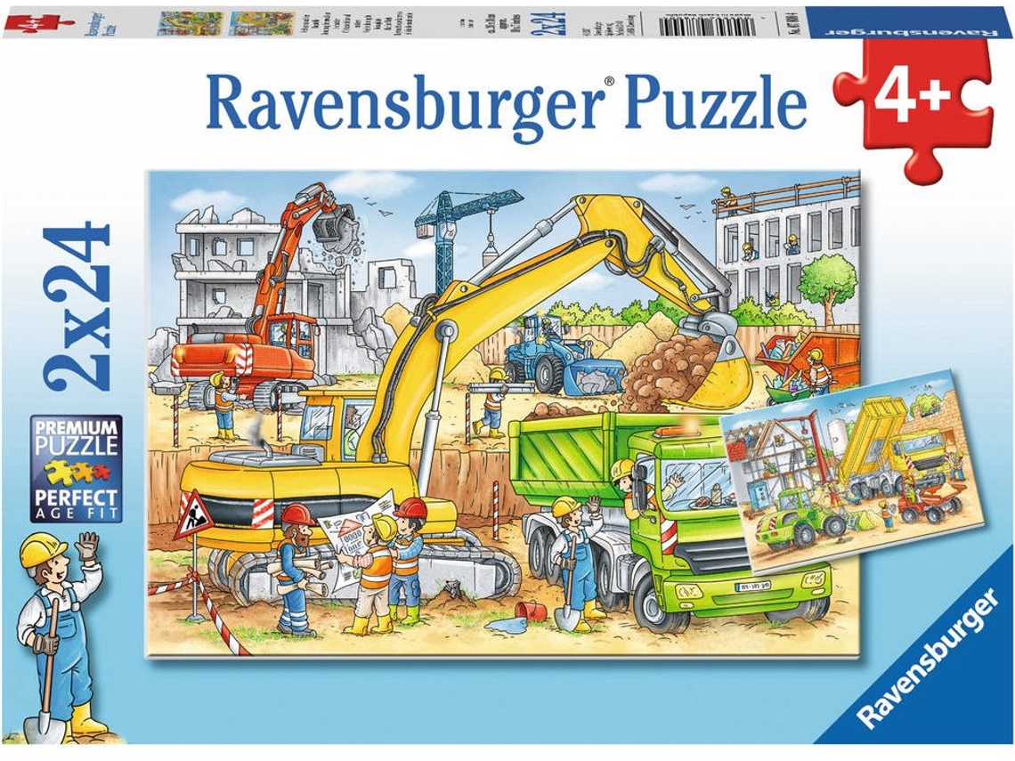 Puzzle RAVENSBURGUER Hard at Work (24 Peças)