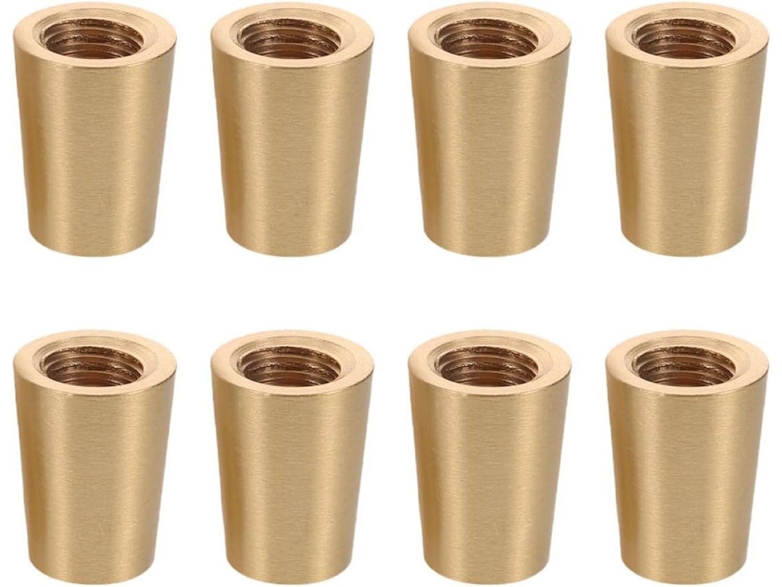 Conjunto De 8 Pés Latão Para Móveis E Objetos Decorativos, Com
