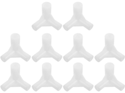Ibasenice 10-conectores Em T Para Tenda De Cama, Conectores De Plástico Três Vias, Peças De Conexão Para Mosquiteiro E