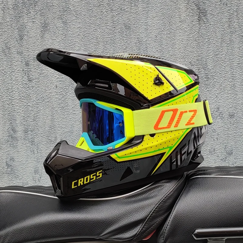 Capacete De Motocicleta (xl), Para Motocross E Downhill.