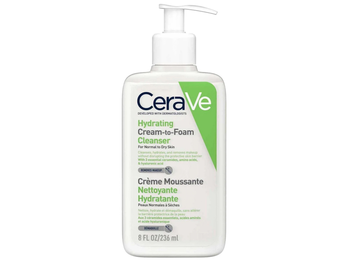 CERAVE Creme de Limpeza Facial Espumoso Hidratante 473 Ml