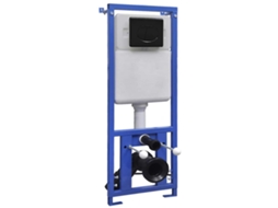 Vidaxl Autoclismo Embutido Para Sanita Suspensa 11 L 41x14x(110-125) Cm