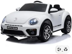 Carro Elétrico Infantil Volkswagen Beetle Xl 12v - Branco