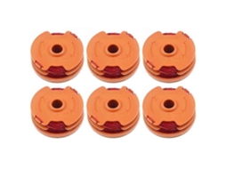 Conjunto De 6 Bobinas De Fio De Nylon Para Aparador De Grama Worx Wa0007