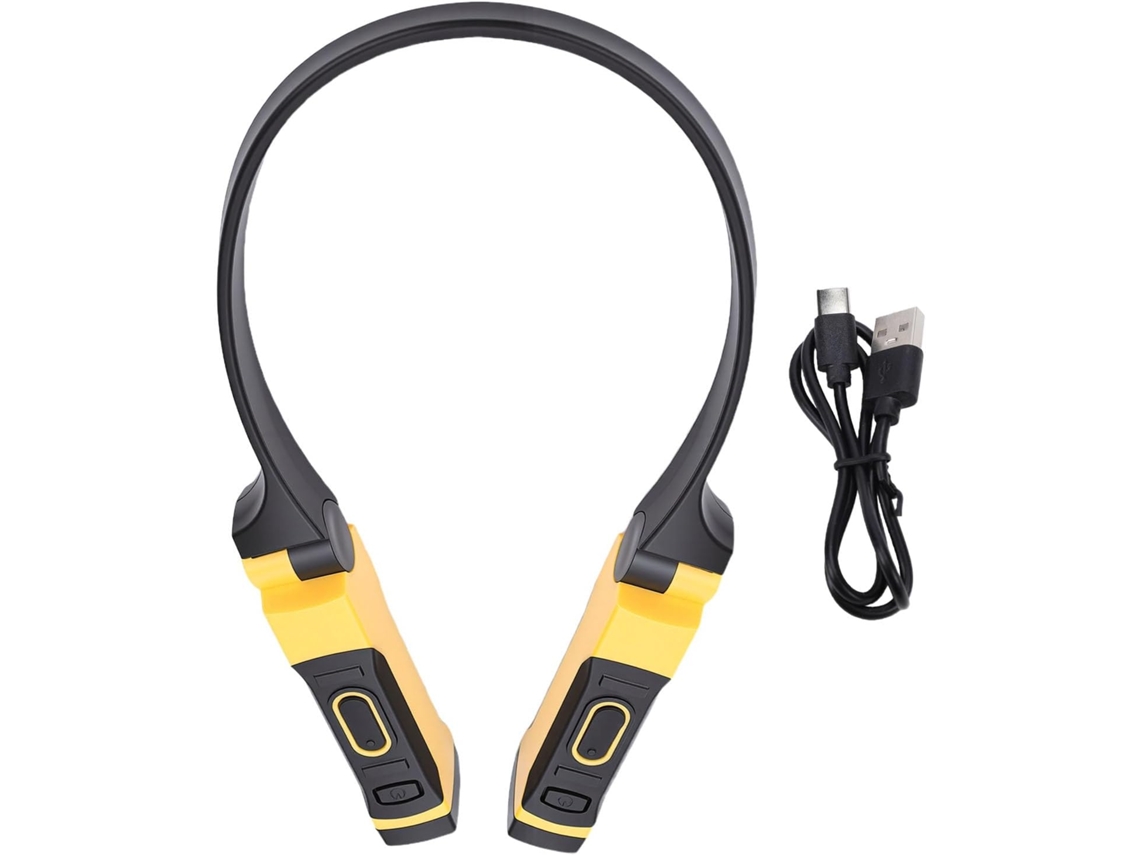Luz De Pescoço Recarregável Via Usb, Leitura Led Para Camping Ao Ar
