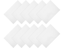 Wooneky 50-folhas De Papel Reutilizável Para Álbum Adesivos A4, Dupla Face, Branco E Antiaderente, Com 4-argolas Para