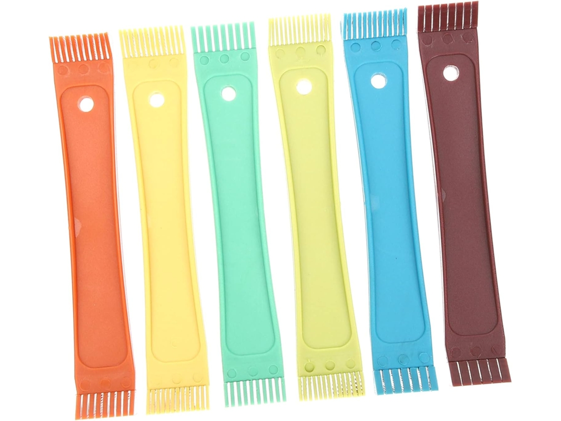 Conjunto De 6 Peças De Ferramentas Para Limpeza Das Aletas Do Condensador Do Ar Condicionado