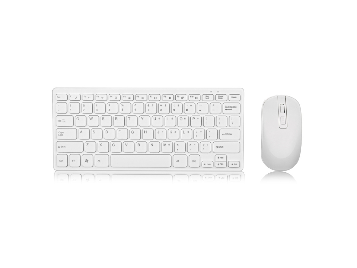 Mini Notebook E Kit De Mouse Sem Fio 2,4g (notebook + Mouse - Branco)