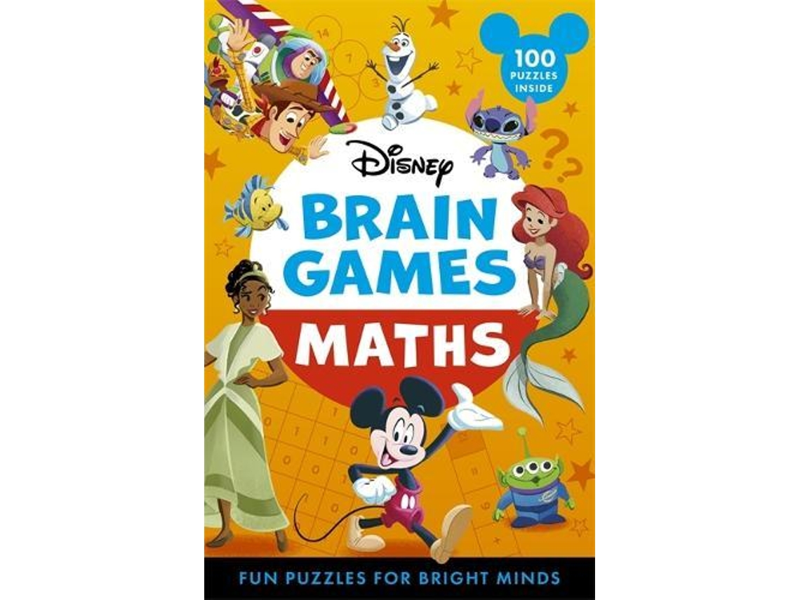 Livro Disney Brain Games Maths De Walt Disney (inglês)