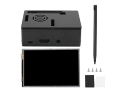 Shell Para Raspberry Pi 3 B Abs Shell Com Kit De Acessórios De Tela Sensível Ao Toque De 3,5 Polegadas Brilvibera