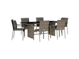 Garden Dining Set, Garden Dining Sets Vidaxl Cinzeto Rattan / Vime (n/a)