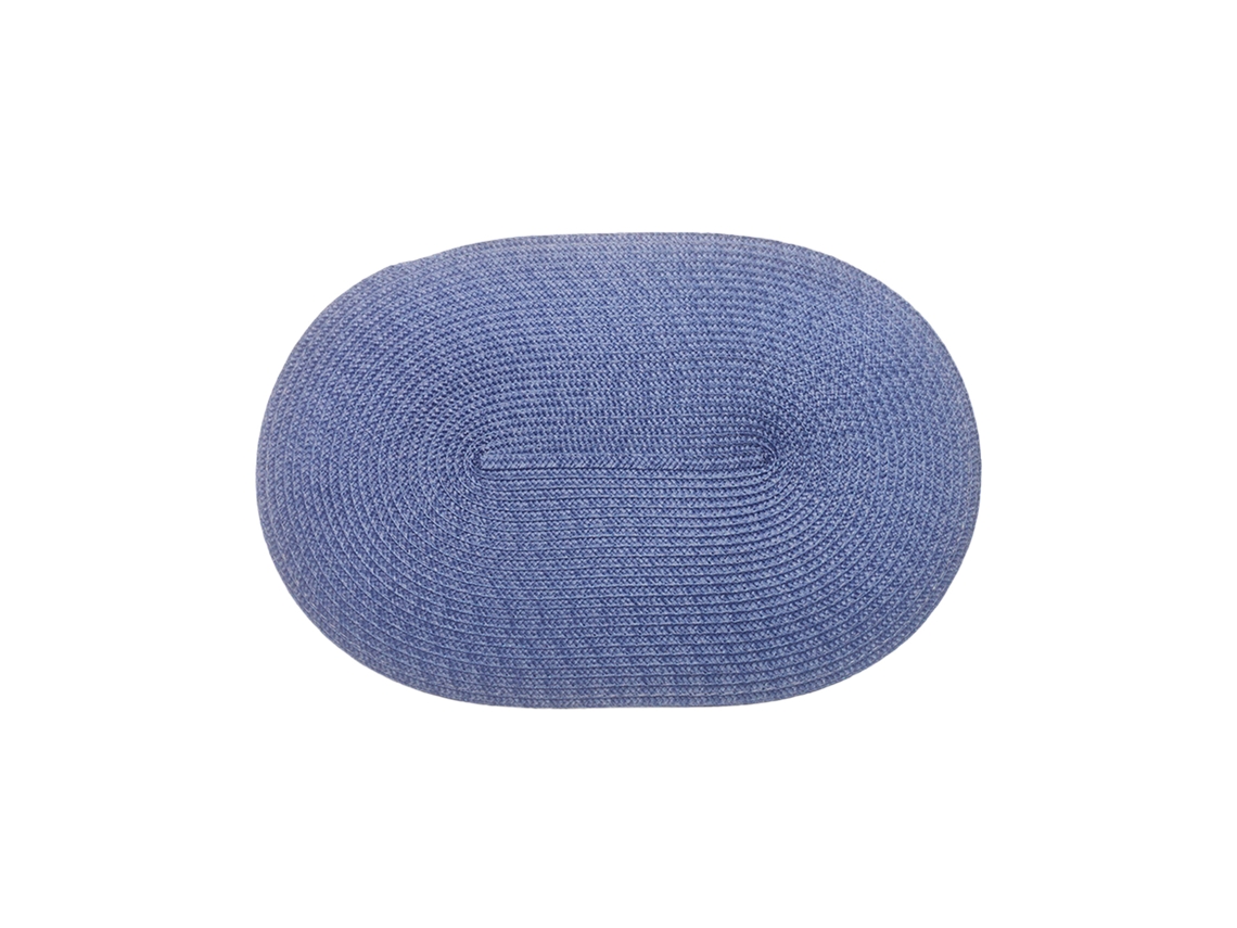 Laxiscreed Prato De Fibra De Pp Azul Resistente, Impermeável E Decorativo Para Refeições Ocidentais