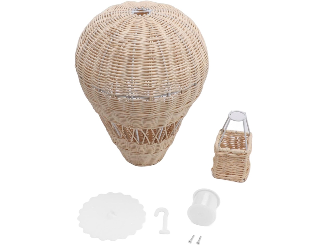 Balão De Ar Quente Trançado Sonew, Detalhes Requintados, Decoração