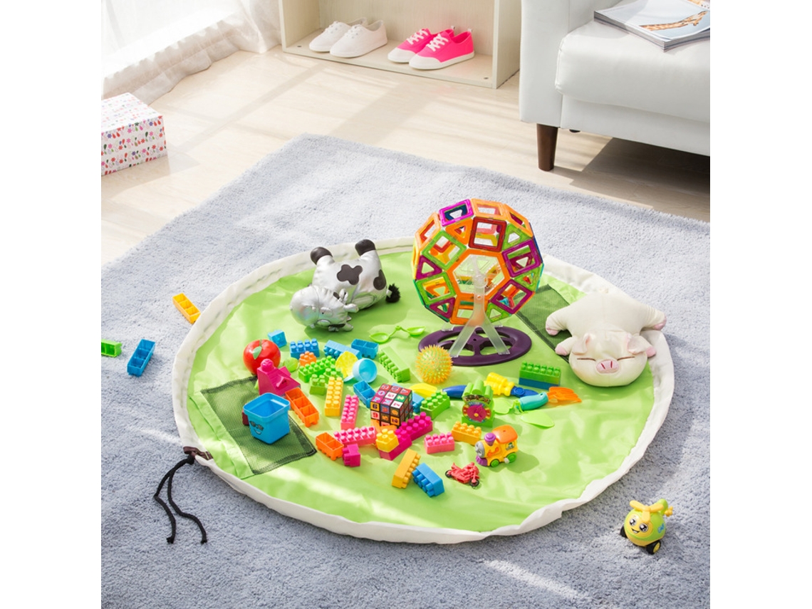 Bolsa Organizadora De Brinquedos Grande De Algodão, 150 Cm (60 Polegadas), Para Bebês E Crianças.