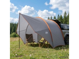 Vidaxl Awning Para Caçamba Resistente À Água Cinza E Laranja