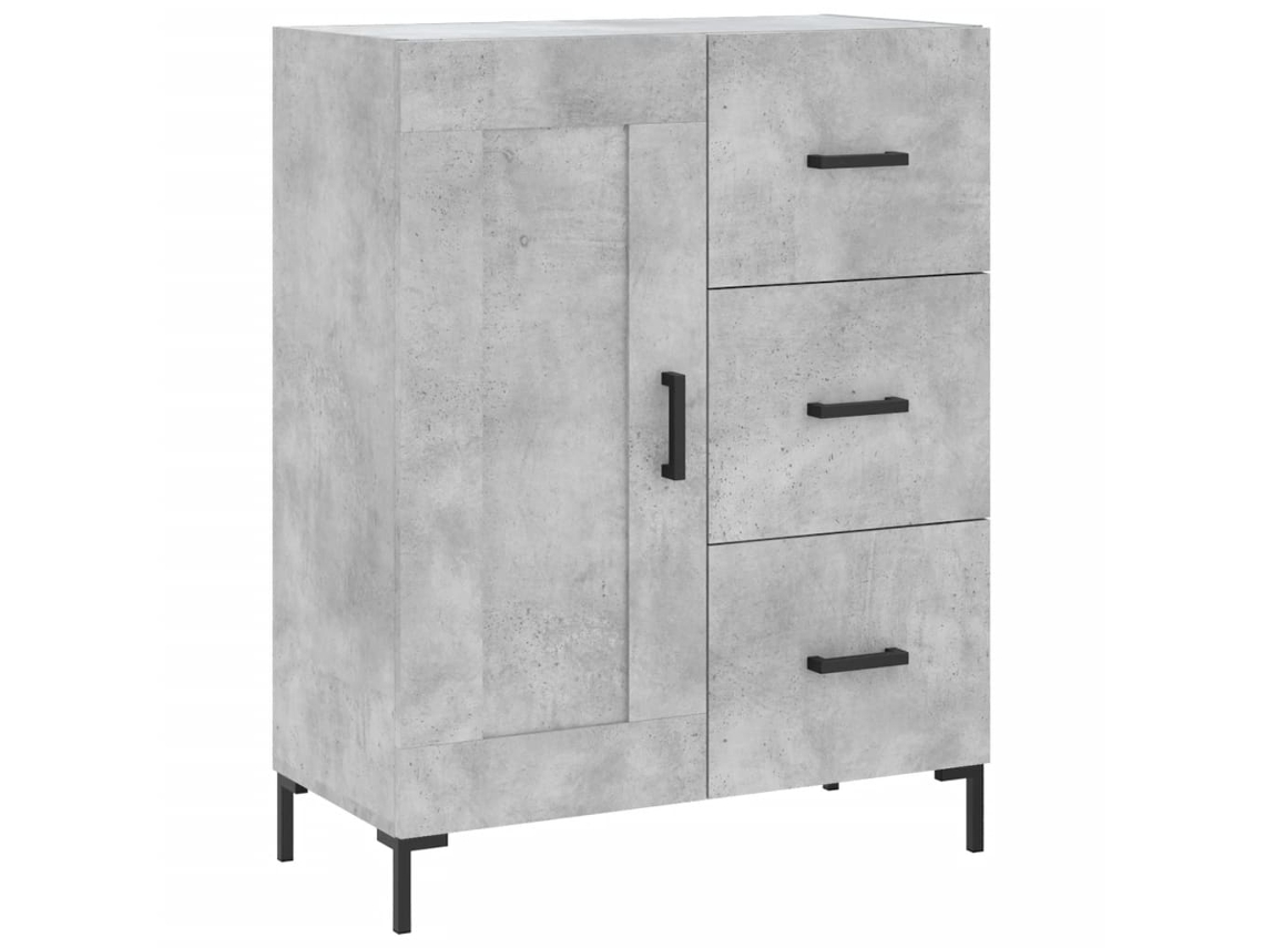 Sideboard, Sideboards Vidaxl Cinzeto Madeira Processada (n/a)