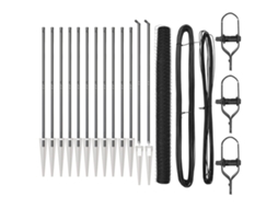 Conjunto 1 Cerca Externa Vidaxl Cinzento Aço (25 X 1,6 M)