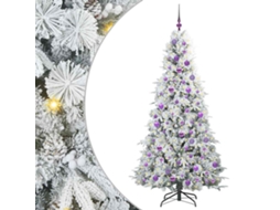 Conjunto 1 Decoração De Natal Vidaxl Branco Plástico (180 Cm)