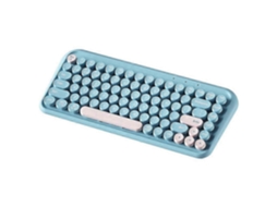 Teclado Bluetooth Sem Fio 2.4g com Modo Duplo, Azul. TAISHENGDA