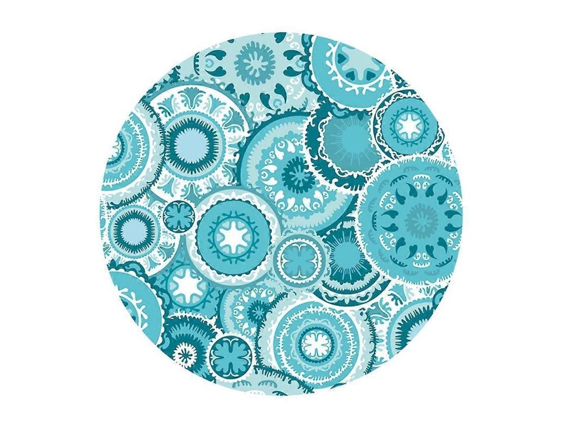 Manta de Mesa Redonda Elástica Antiaderente À Prova D'água Resistente À Poeira para Jantar I 120 Cm (48 Polegadas)
