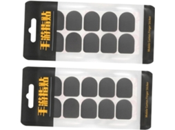 Adesivos De Fibra Carbono Antiderrapantes E Resistentes Ao Suor Para Os Dedos, Conjunto Com 2 Unidades, Confortáveis E