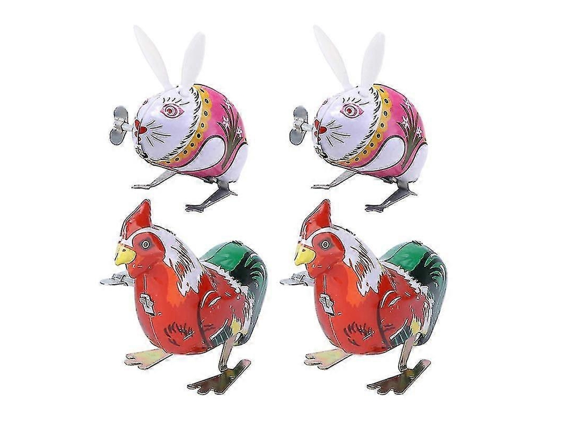 Conjunto De 4 Animais De Corda