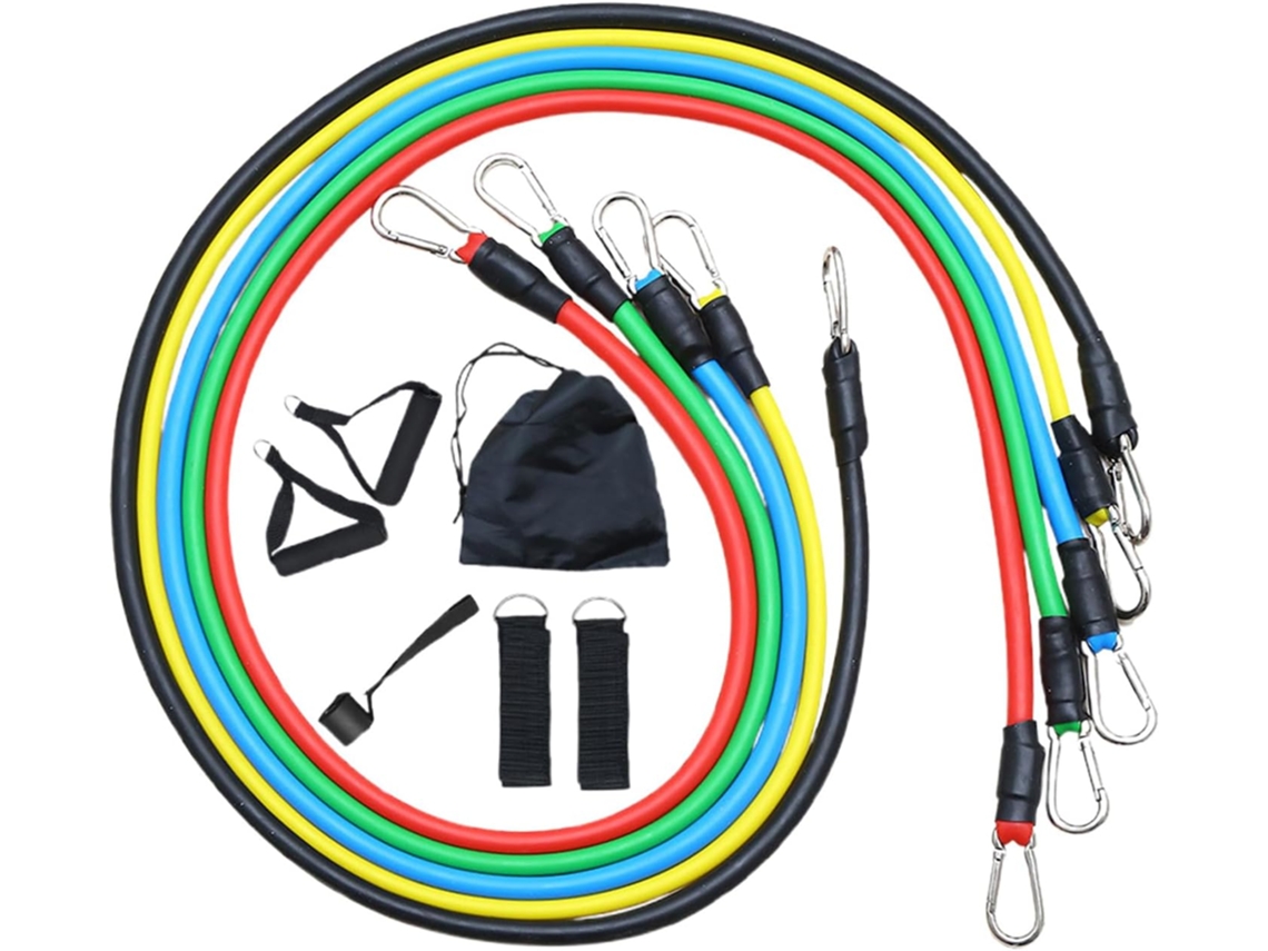 Faixas Elásticas Portáteis Para Exercícios | Conjunto De 11-equipamentos Ginástica Casa, Viagens, Treinamento