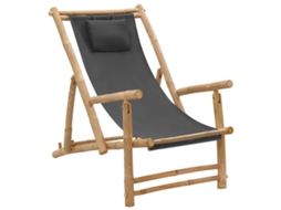 Deck Chair, Deck Chairs Vidaxl Cinzeto Bambu (n/a)