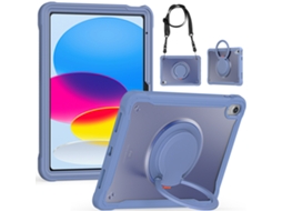 Lurelia Capa Para Ipad Mini 6 2021 E (a17 Pro) Na Cor Cinza Lavanda (versão Com Alça De Ombro) Com Compartimento, Pc, Cinzento, Para Caneta