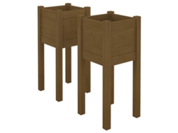 Planter, Planters Vidaxl Marrom Madeira De Pinho (n/a)