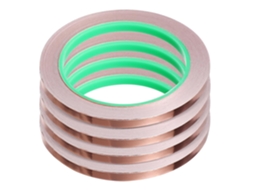 4 Rolos De Fita Adesiva Condutora Cobre Resistente, Flexível, Para Reparos Elétricos E Artesanato