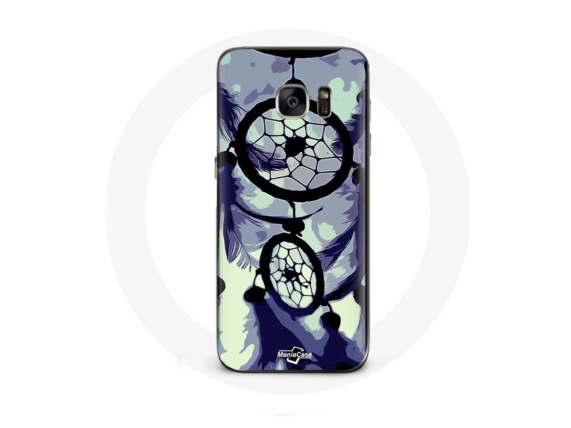Capa para Samsung Galaxy S6 Apanhador de Sonhos violecinzento e preto