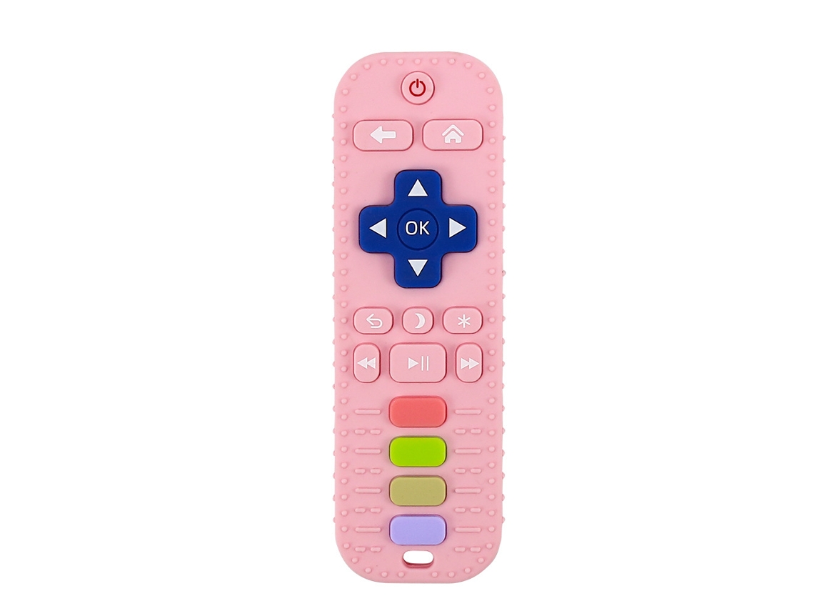 Mordedor Bebé Controlo Remoto EIFSON 3 24 Meses Alivio Gengivas Silicone (rosa)