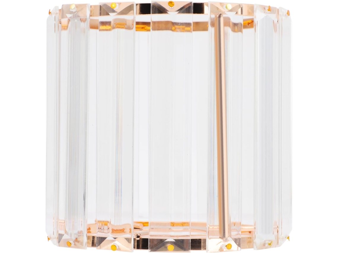 Lâmpada De Vidro E27 Moderna, Iluminação Suave, 12 Cm De Altura, Cor Dourada, Compatível Com Luminárias.