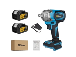 Chave De Impacto Elétrica Gisam, Torque De 1200n.m, Motor Sem Escovas,2 Tipo De Bateria 1 Oem