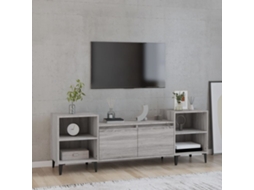 Vidaxl Móvel De Tv 160x35x55 Cm Derivados De Madeira Cinzento Sonoma