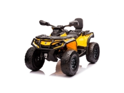 Atv Elétrico CHIPOLINO Can Am Outlander com 4 Motores, Rodas Eva e Bluetooth Yellow