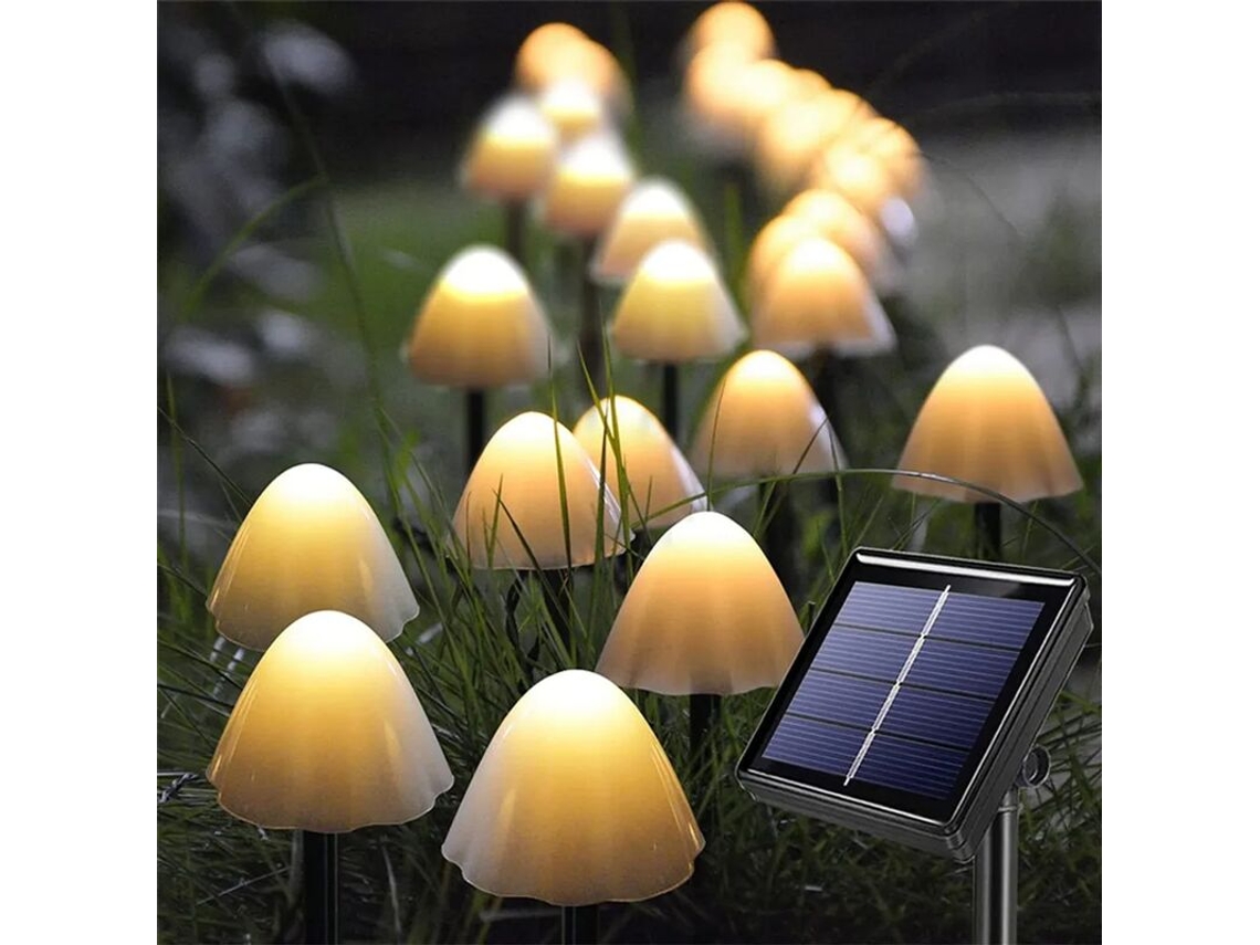 Kit com 2 lanternas solares suspensas IP65 para jardim AQUAFORGE