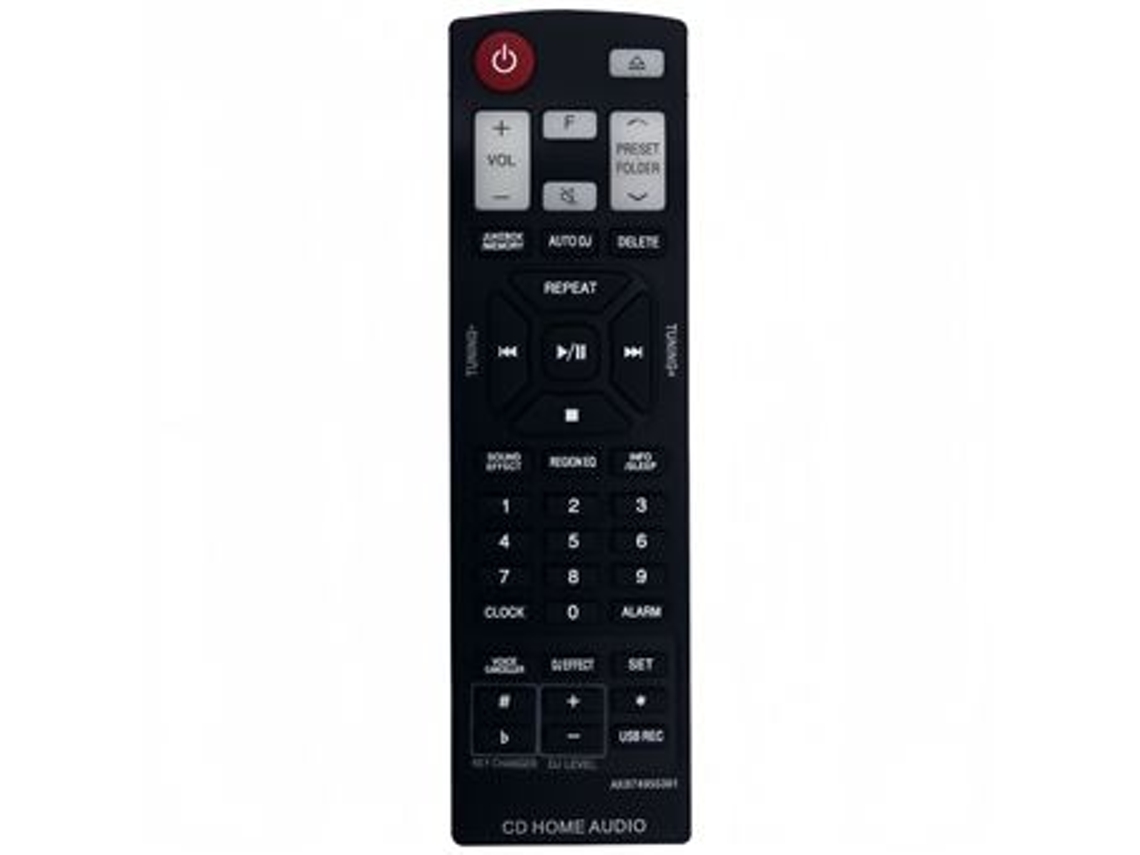 Comando Remoto Para Cd Home Audio Lg Modelo Akb74955301 | Orysin