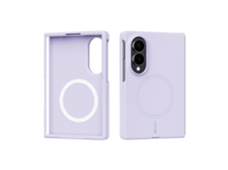 Capa Magnética Para Samsung Galaxy Z Fold 8 Compatível Com Magsafe, Fina, Em Silicone Líquido, Resistente A Impactos Roxo Hexinyigjly
