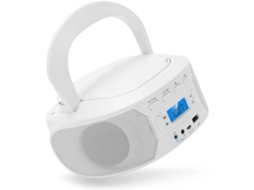 Leitor Cd Portátil Vbestlife Com Carregamento Superior, Compátivel Com Rw, Bluetooth E Entrada De 3,5 Mm