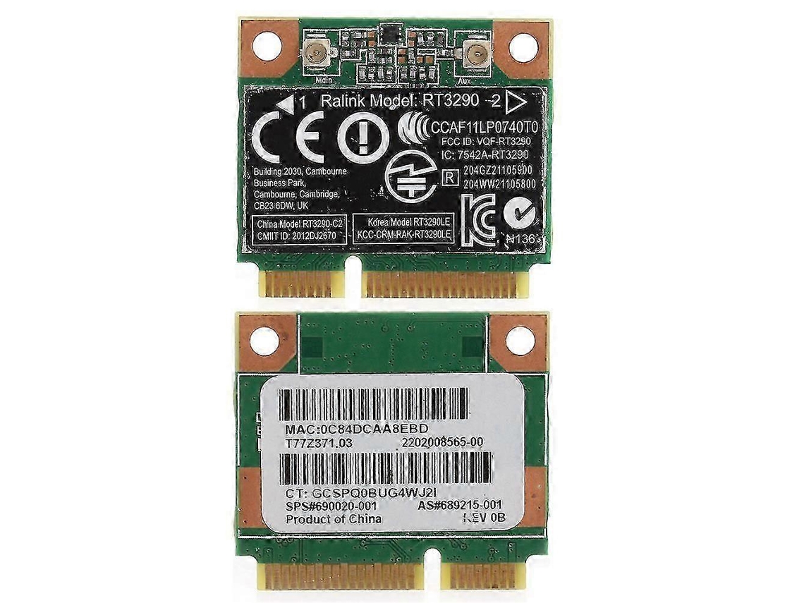 Adaptador De Rede Wifi Rt3290 Para Hp Pavilion G7, Código Sps 690020 001 Hengjian