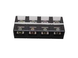 Barrera Terminal Strip Block 400a 600v De Alto Corriente De Doble Fila Con Cubierta Para Industrias Puentes 4 Dígitos (4004)