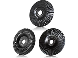 Disco de Lixa para Madeira 125 Mm, Conjunto de 3 Discos para Desbaste, Lixamento e Corte. Disco para Esmerilhadeira Angular BRILVIBERA