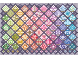 Quebra Cabeça Cobble Hill De 2000 Peças Blocos De Patchwork