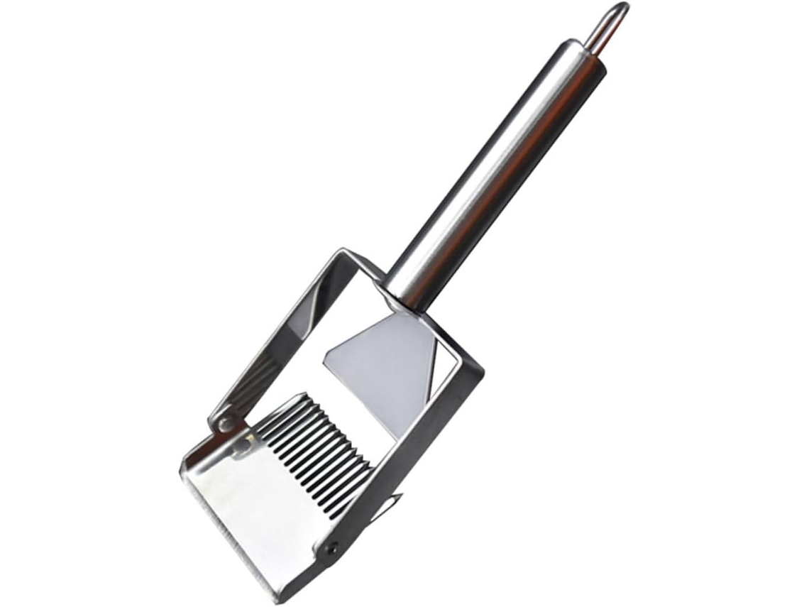 Garfo para Mel Inoomp: Ferramenta Prática para Apicultura,, em Aço Inoxidável com Cabo para Extração Eficiente de Mel CHABERLU