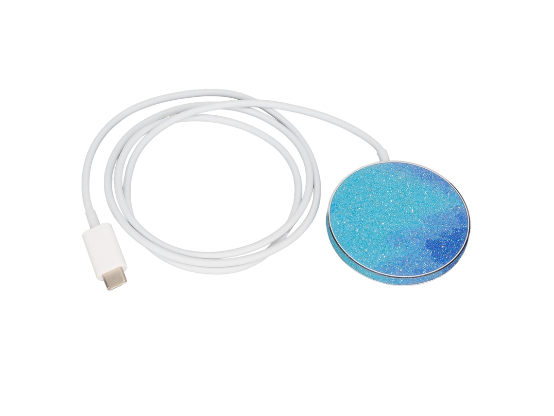 Carregador Sem Fio Magnético Rápido 15w Usb C Para Iphone E Samsung